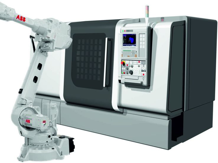 DMG MORI mit ABB Roboter IRB2600 NLX2500Y /700