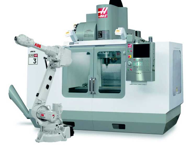 HAAS mit ABB Roboter VF 3 SS