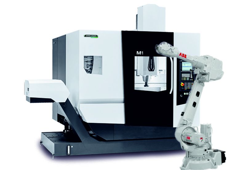 DMG MORI mit ABB Roboter IRB4600 M1